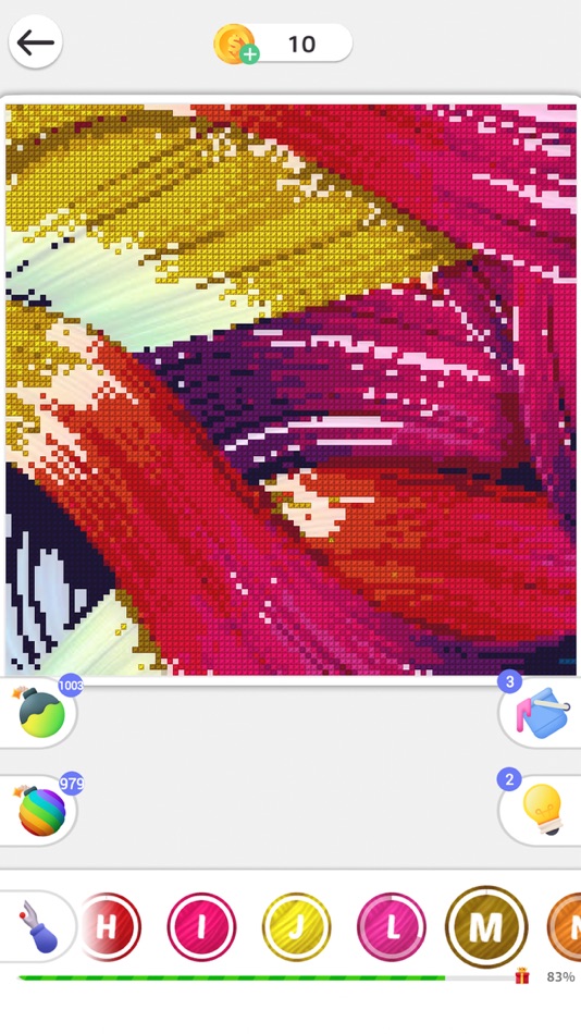 #8. Cross Stitch: Color by Letters (iOS) Podle: Playcus Limited