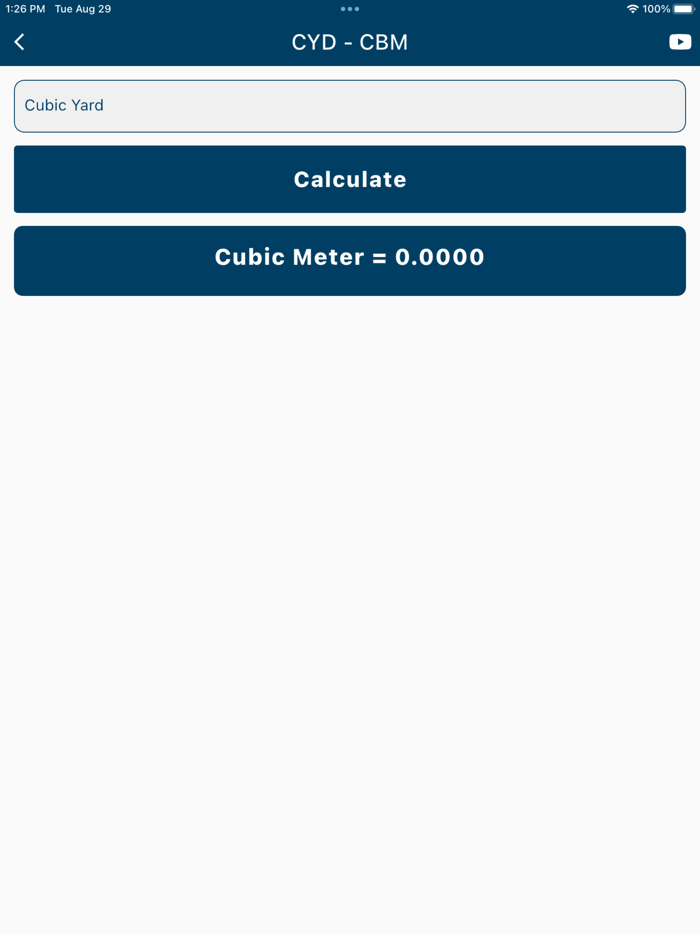 Cubic Yard Calculator