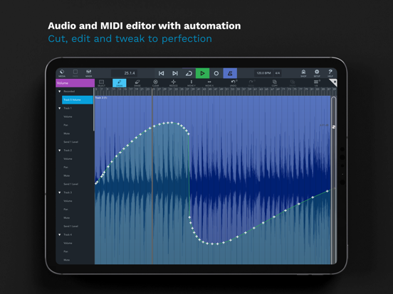 Cubasis 3 - DAW & Music Studio iPad app afbeelding 4