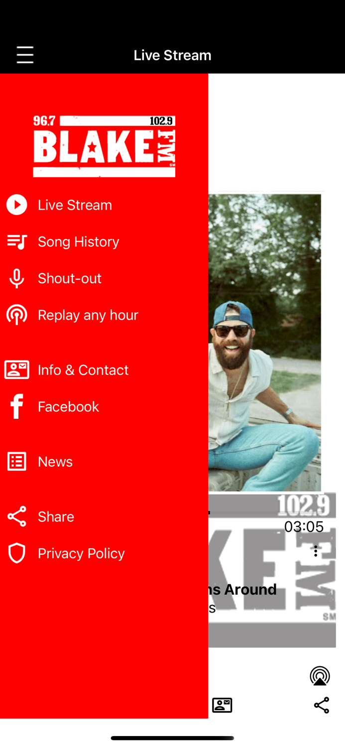 96-7 and 102-9 BLAKE-FM