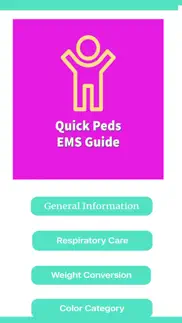 quick peds ems guide lite iphone screenshot 2