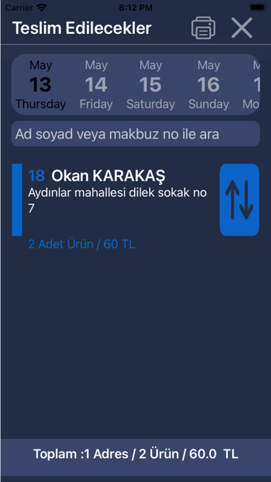 Halı Yıkama Programı Screenshot