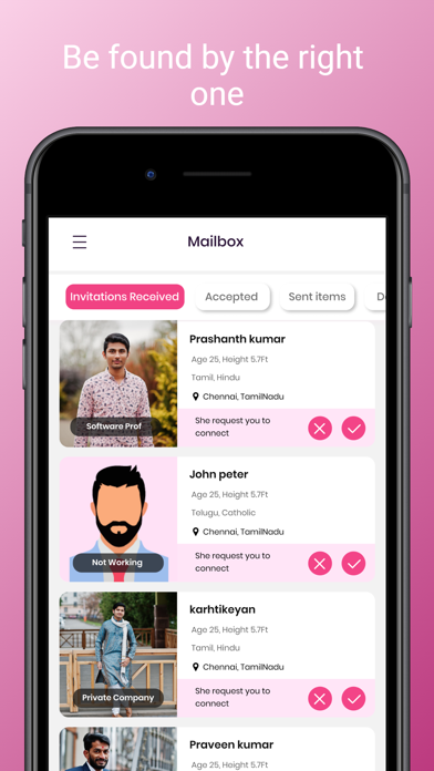 Soulsearch: Matrimony App Screenshot