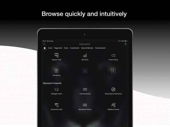 Banca Generali Private iPad screenshot 2 - Finance app