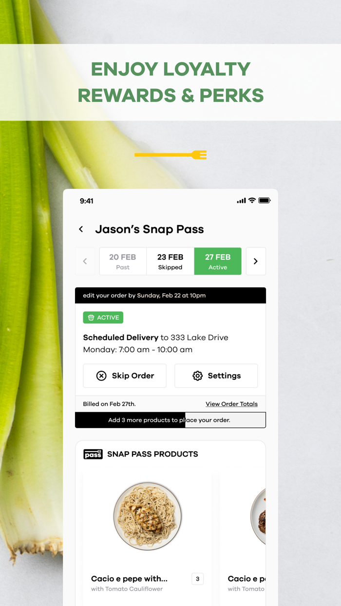 Snap Kitchen Meal Delivery