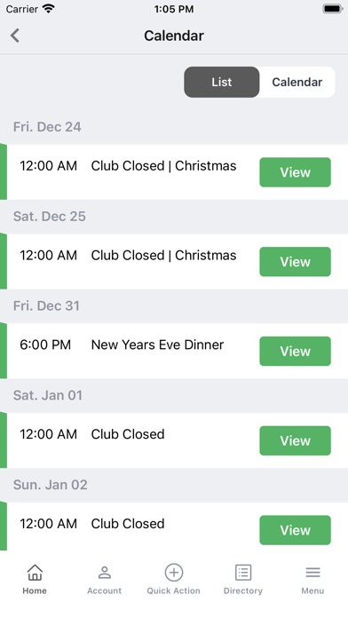 Oak Hills Country Club Omaha Screenshot