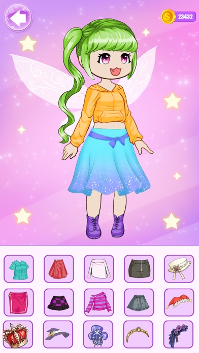Chibi Dolls Makeover Dress Up Screenshot
