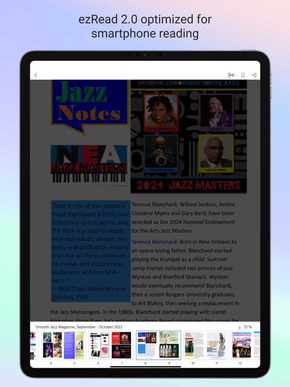 Screenshot #6 pour Smooth Jazz Magazine