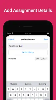 homework manager for me iphone screenshot 3