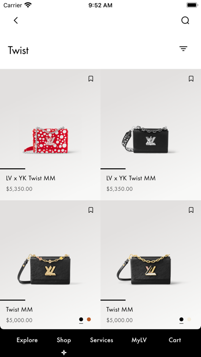 Louis Vuitton Screenshot