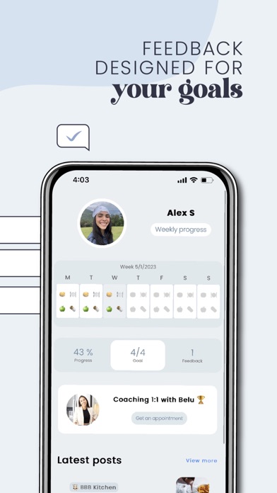 Balance x Belu Nutrition Coach Screenshot