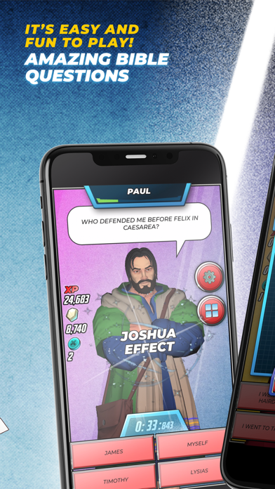 Bible Trivia Game: Heroes Screenshot