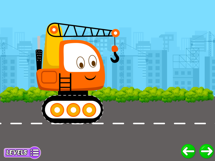 Funny Construction Trucks Game
