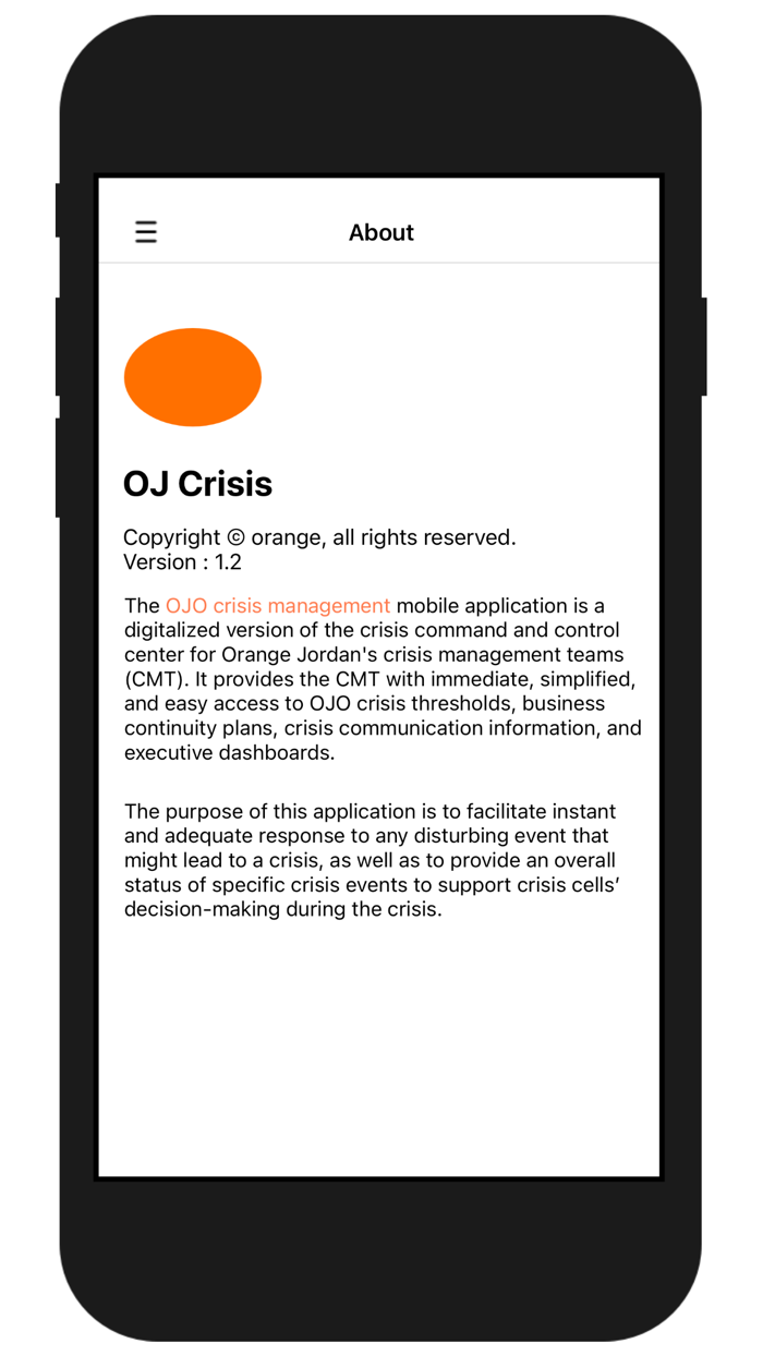 OJ Crisis Management