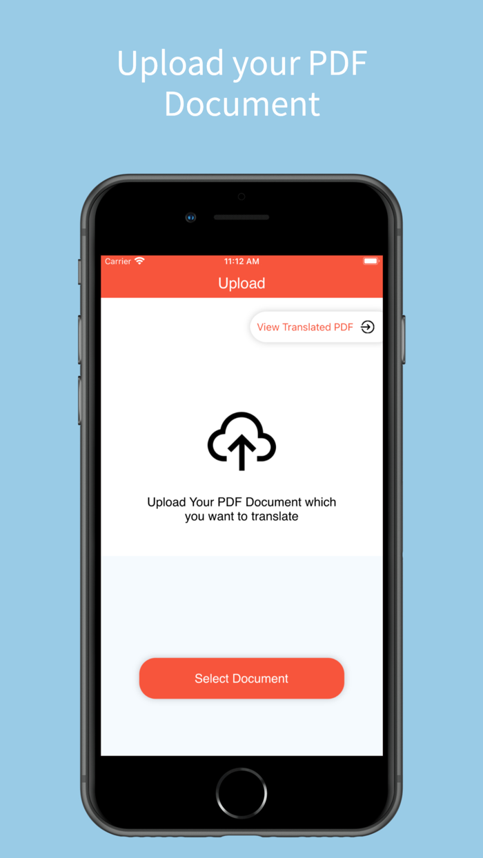 PDF File Translator App