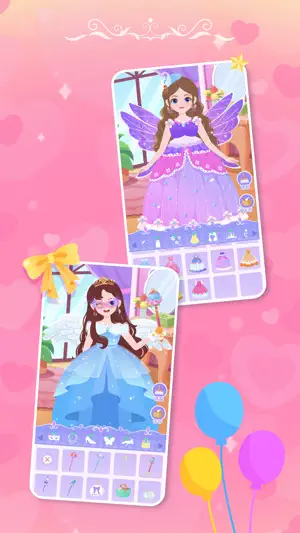 DuDu Princess dress up game screenshot 2