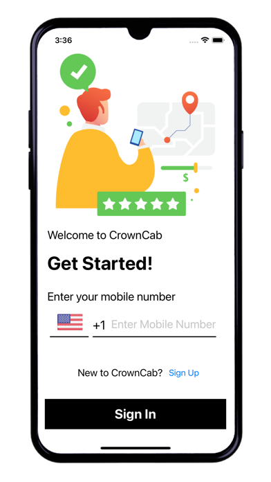 Crown Cab Passenger Screenshot