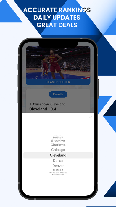 TeaserBuster - NBA Predictions Screenshot