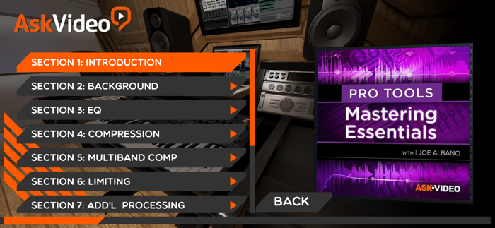 Mastering Course For Pro Tools