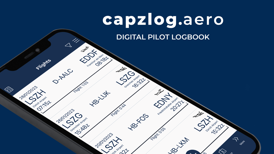 #4. capzlog.aero pilot logbook (iOS) 由: capzlog.aero AG