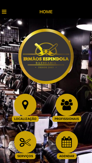 Barbearia Irmãos Espindola Screenshot