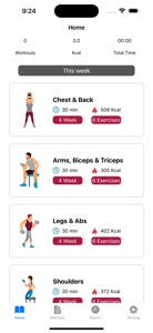 Dumbbell Home Workout Plan screenshot #5 for iPhone