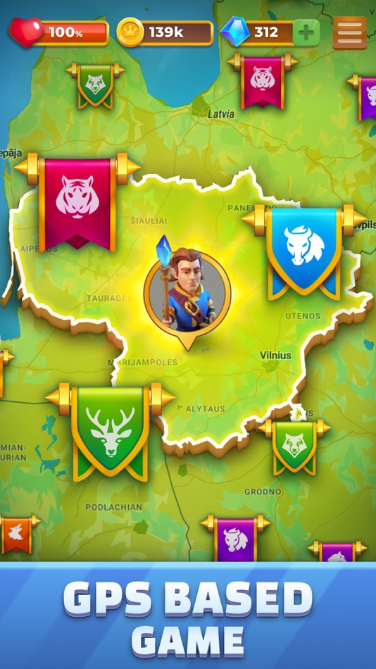 #4. Street Conquest: Map MMO / RPG (iOS) 由: SANTICUM INTERNATIONAL LTD
