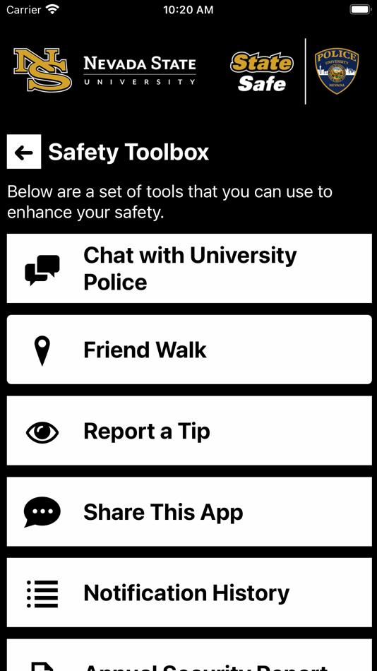 #2. State Safe (iOS) 由: Nevada State University