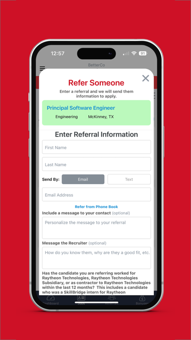 RTX Referrals and Rewards Screenshot