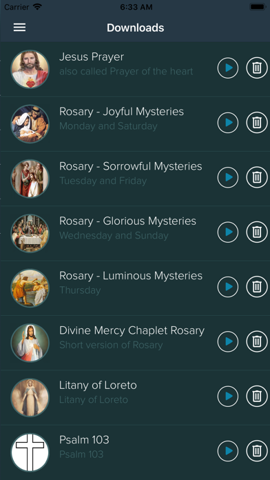 Prayers Audio & Rosary Screenshot