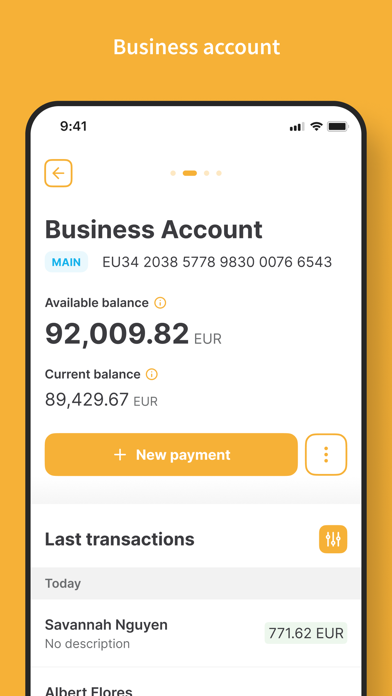 Greengage | Business Account Screenshot