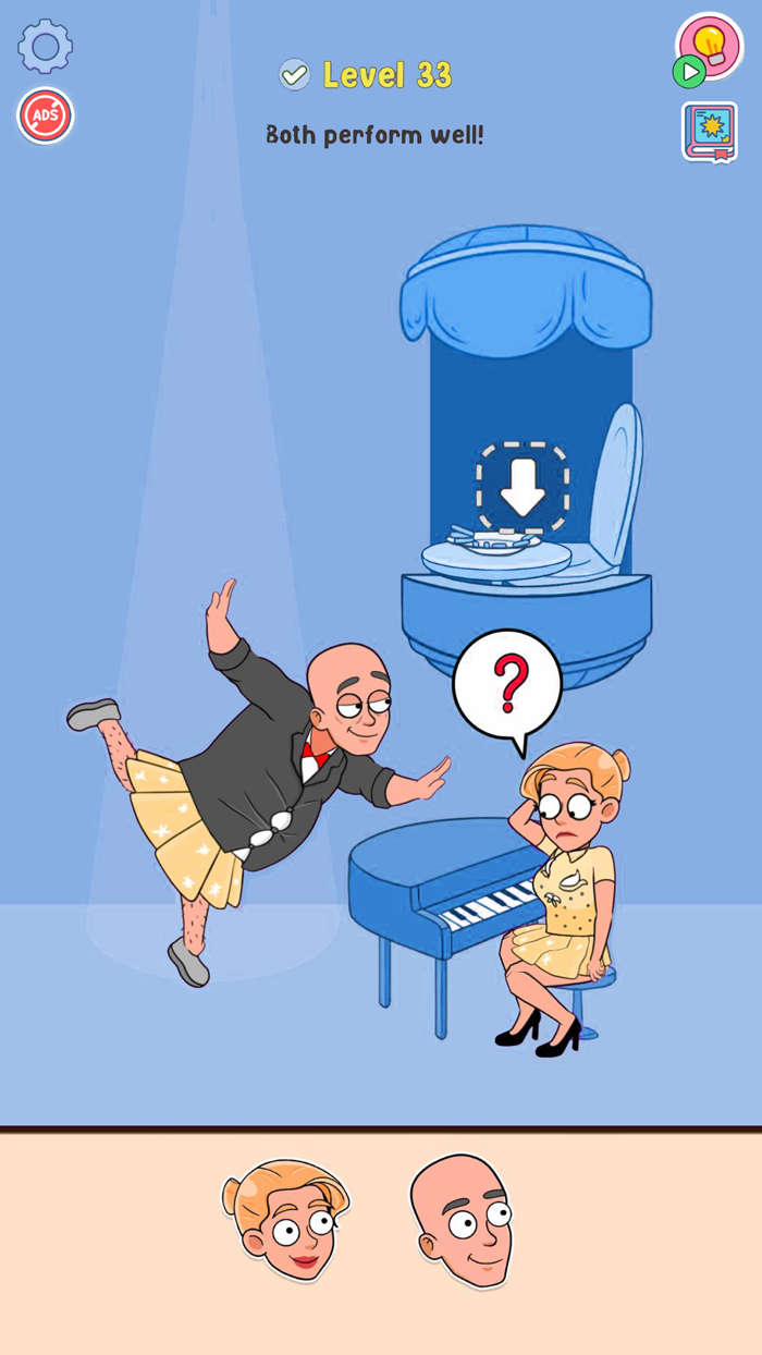 Happy Ending Displace Puzzle