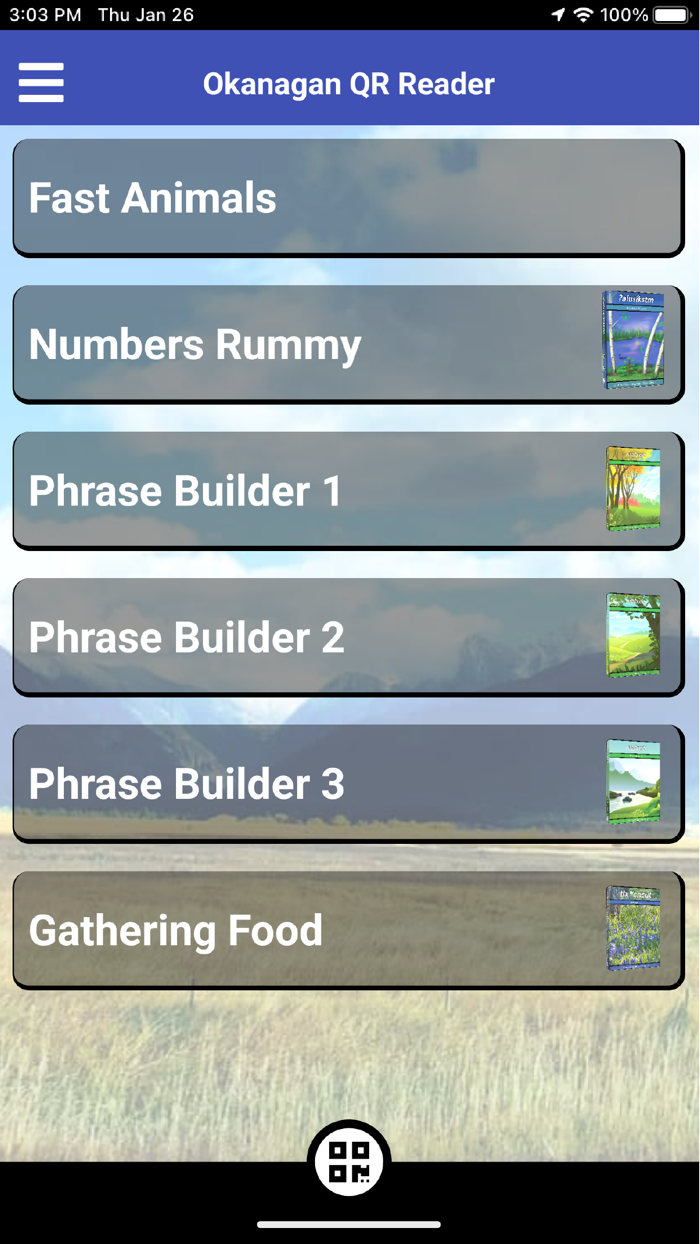 Okanagan QR Reader