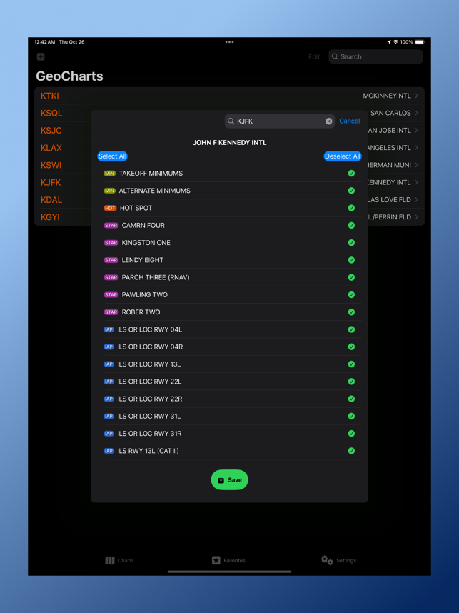 ‎GeoCharts Screenshot