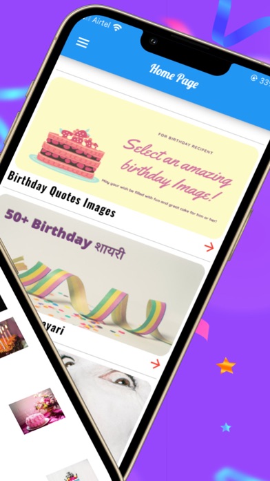 Birthday Status Wishes Quotes Screenshot