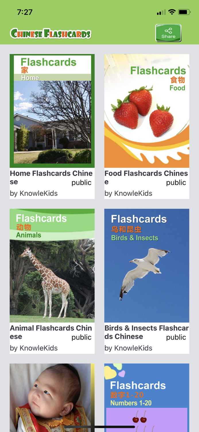 KnowleKids Chinese Flashcards