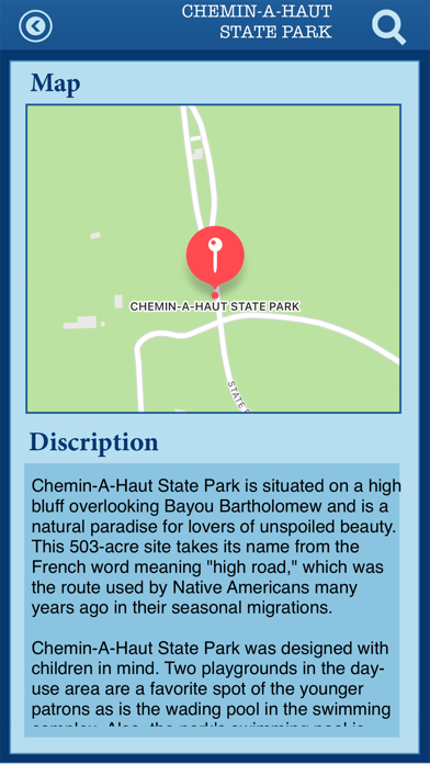Louisiana State &National Park Screenshot