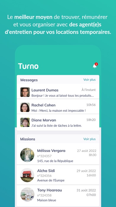 Screenshot #1 pour Turno - Hôtes