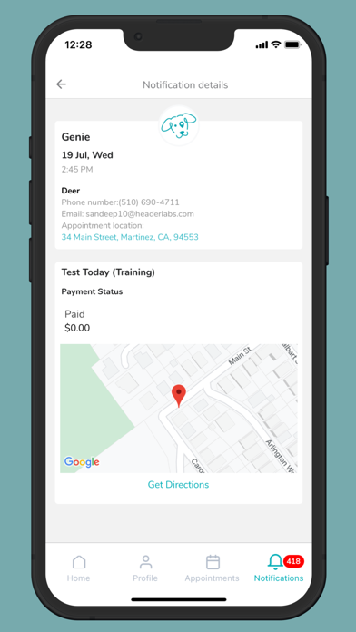 BookYourPet Screenshot