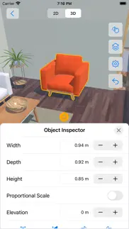 4plan home & interior planner iphone screenshot 3