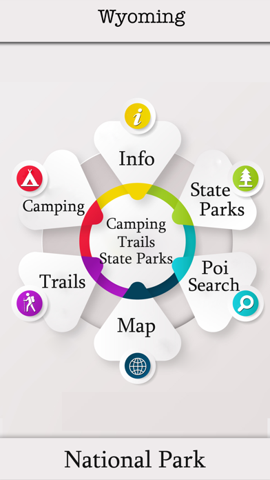 Wyoming-Camping & Trails,Parks Screenshot