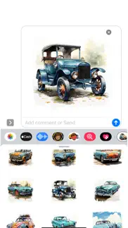 vintage car stickers iphone screenshot 4