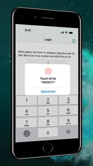 Raiffeisen INFINITY Signatur screenshot 1