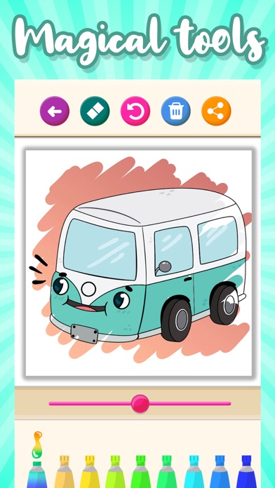 Cars Coloring Game Book Screenshot