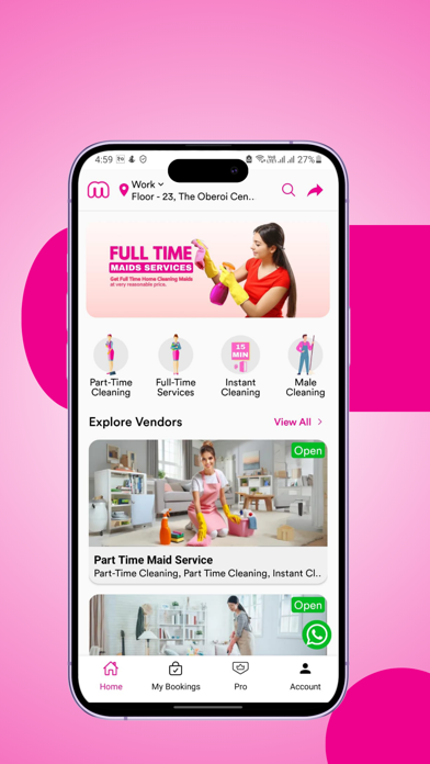 MaidsFactory: Hire Home Maid Screenshot