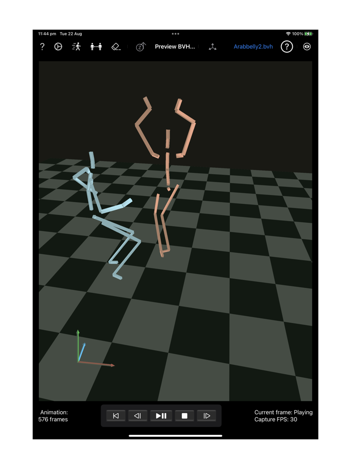 BVHopper - MoCap Data Viewer (macOS) 由: Denis Dzyuba BVHopper - MoCap Data Viewer (macOS) 由: Denis Dzyuba