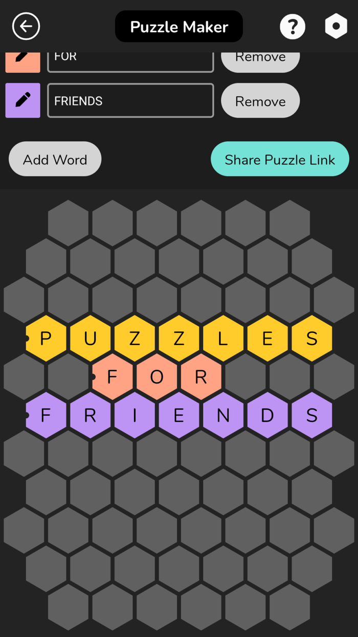 Honeycomb - Word Puzzle