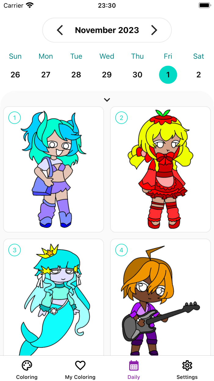 Coloring Pages For Gacha Life