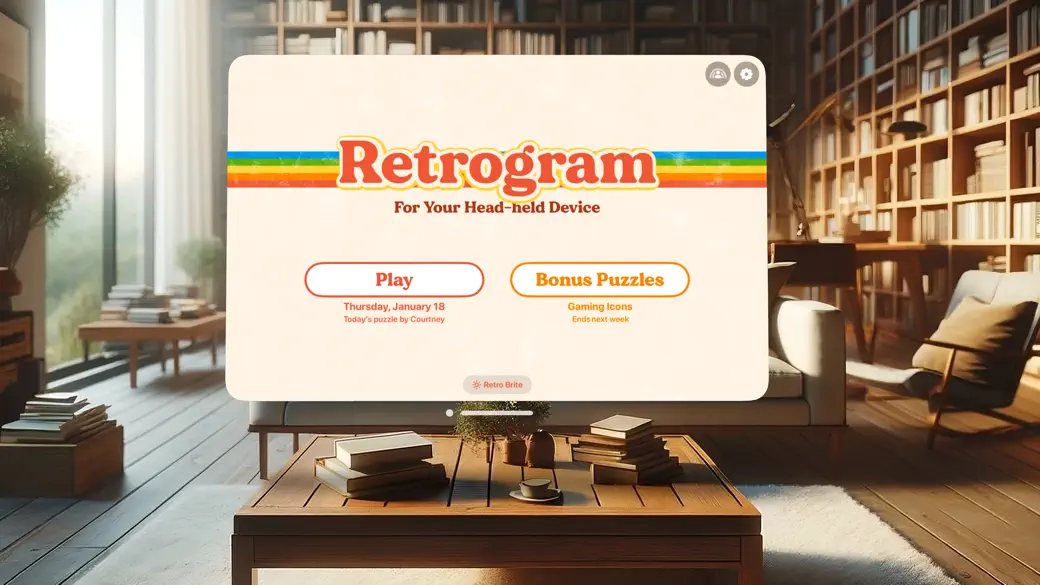 Retrogram screenshot 2