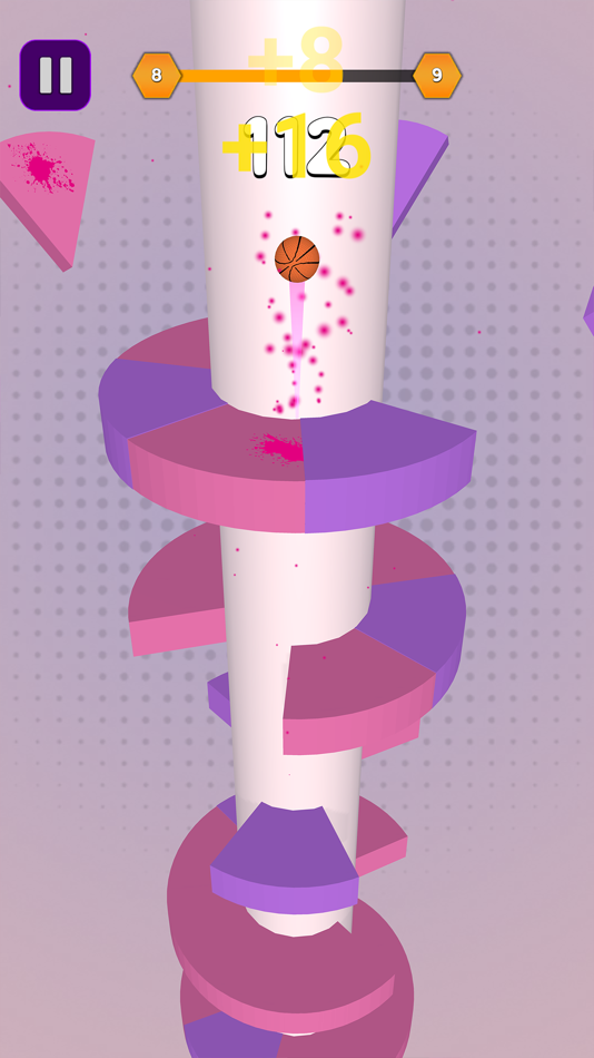#2. Ball Drop 3D : Bouncy Ball (iOS) 由: Usama Aziz